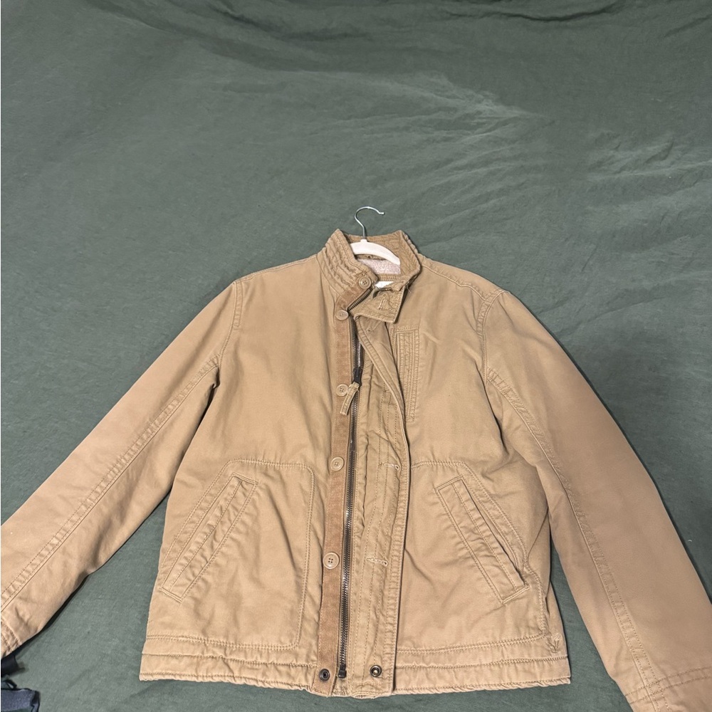 American Eagle Outfitters Tan Military Field Jacket